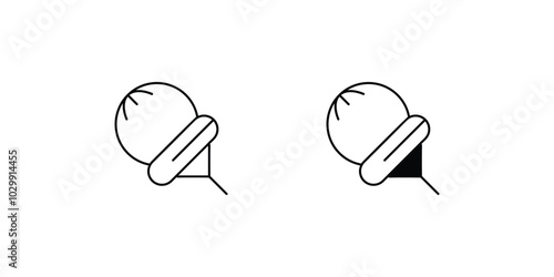 Airbag set icon with white background vector stock illustration