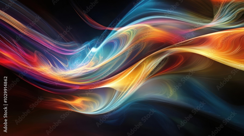 Abstract Swirls of Color Abstract Swirls of Color