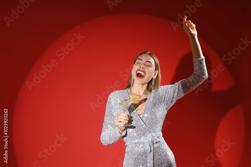 Beautiful happy young woman...