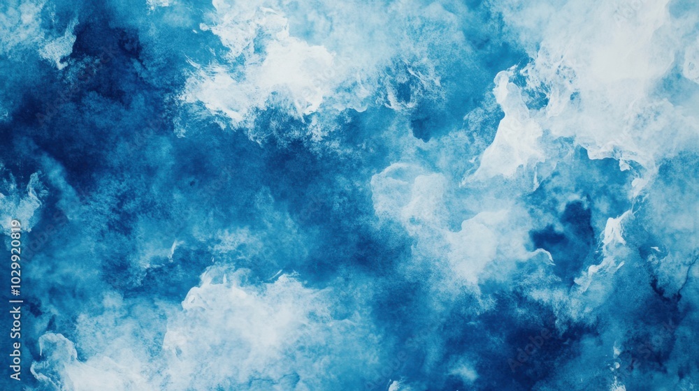 Abstract Blue Watercolor Background Texture Abstract Blue Watercolor Background Texture
