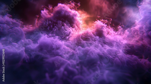 Purple and Pink Abstract Smoke Background