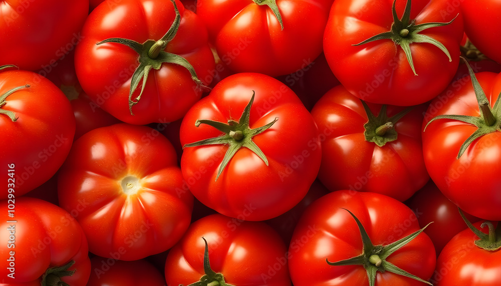 Ripe red tomatoes for fresh produce and culinary ingredients Ripe red tomatoes for fresh produce and culinary ingredients