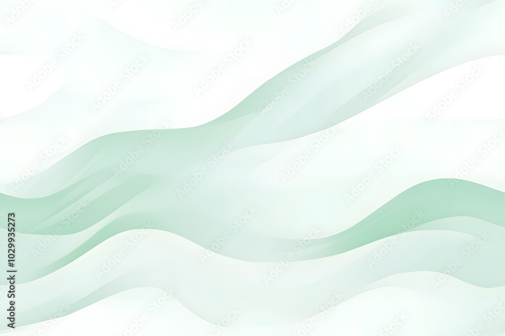 Obraz premium Seamless Patterns, Serene Minimalist Background, soft flowing lines create a tranquil atmosphere, ideal for calming visual experiences and modern aesthetics.