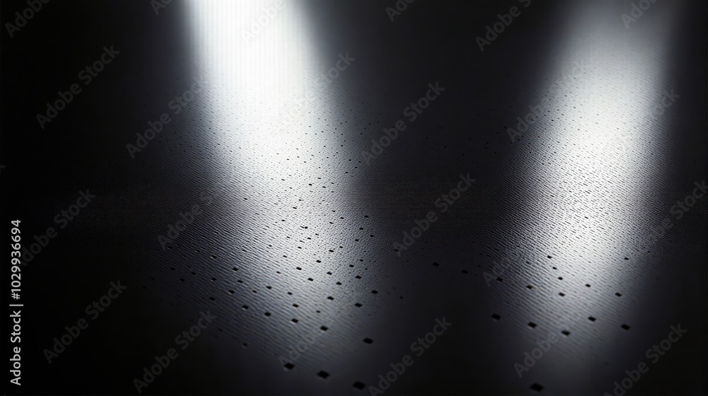 Obraz premium generative ai, Smooth glossy surface with circular perforations