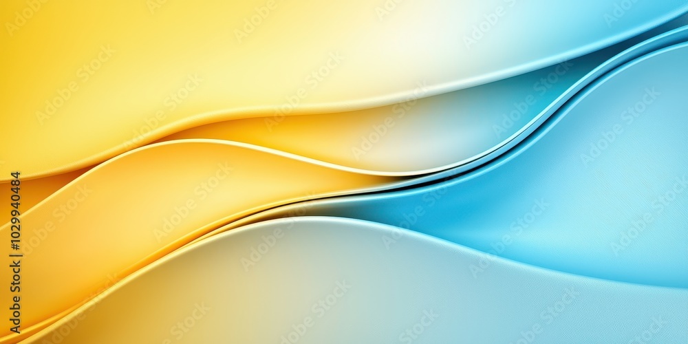 Obraz premium A dynamic yellow and blue background with gradient transitions, perfect for modern designs.