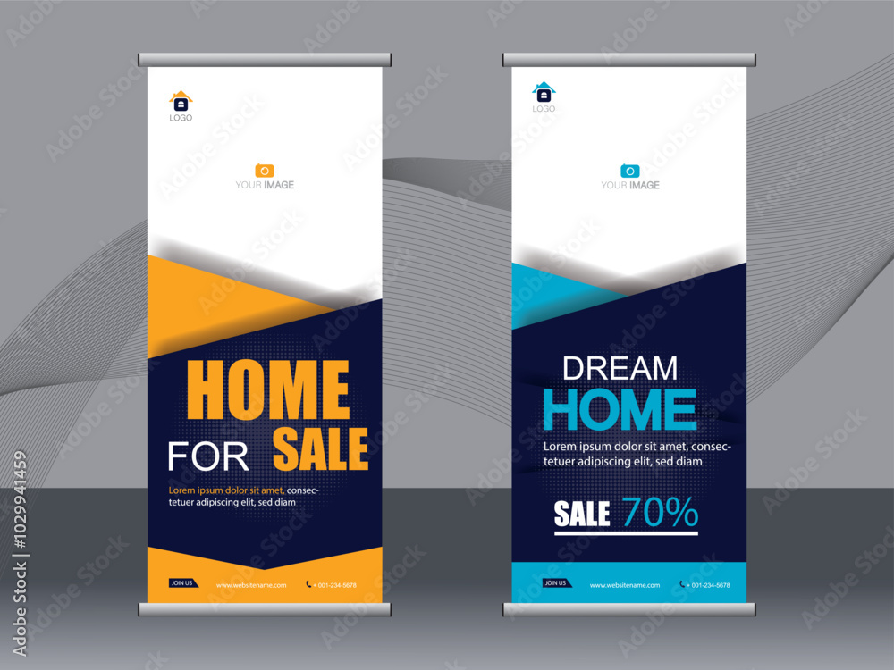 Business banner roll up set, standee banner template .modern banner. Business banner roll up set, standee banner template .modern banner.