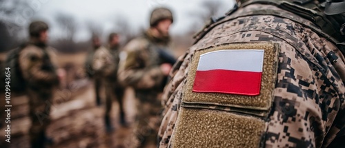 On National Independence Day, Polish soldiers gather in military attire to honor their nation's history and sacrifices, showcasing patriotism and unity