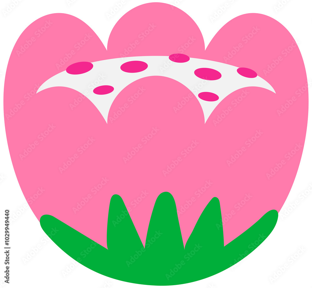 cute nordic folk art abstract flower ornament cute nordic folk art abstract flower ornament