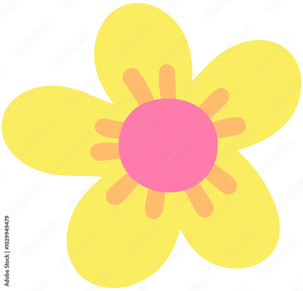 cute nordic folk art abstract flower ornament cute nordic folk art abstract flower ornament