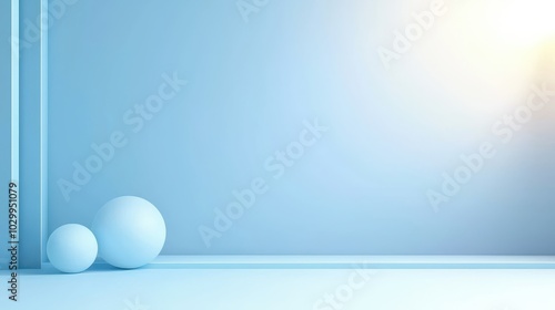 Simple light blue background with subtle gradients, offering a minimal and professional look.