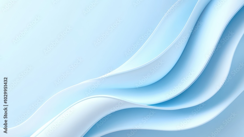 Naklejka premium Smooth light blue gradient with subtle shifts between shades, ideal for minimalistic or abstract design use.