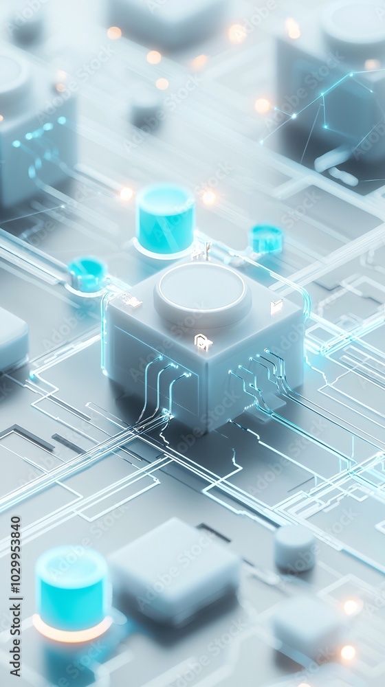 Workflow analysis, digital flowcharts and process metrics, 3D illustration Workflow analysis, digital flowcharts and process metrics, 3D illustration