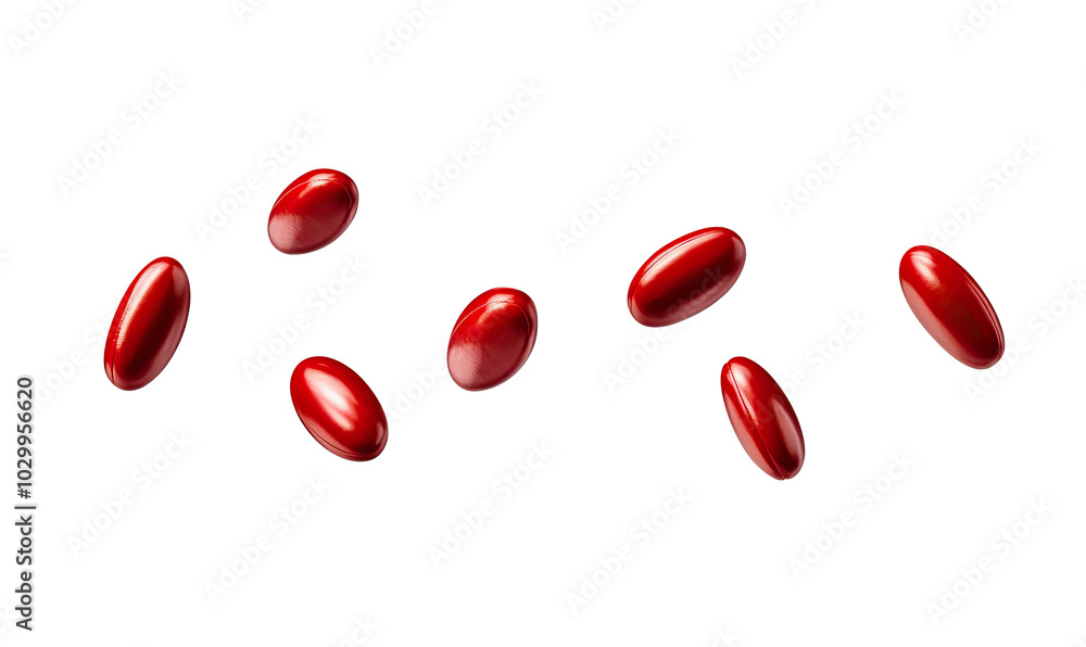 Pills on transparent background Pills on transparent background