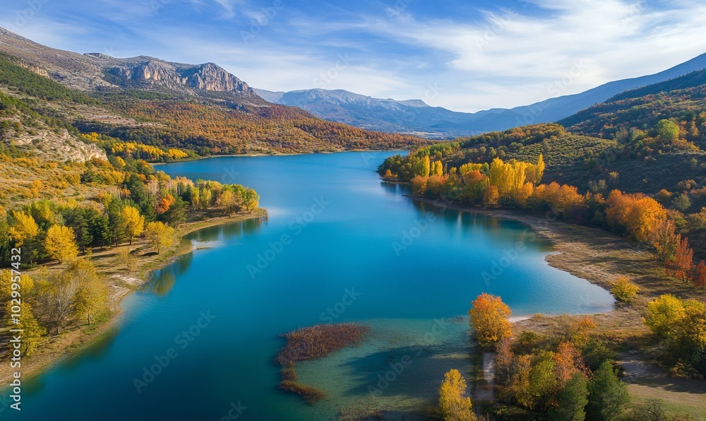 Puigcerda Lake in Autumn Puigcerda Lake in Autumn