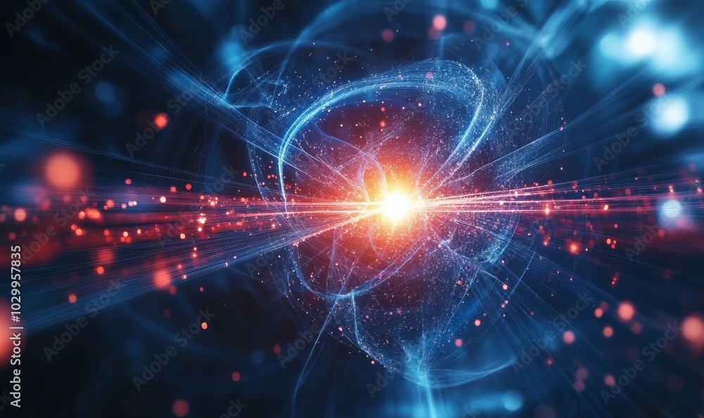 Quantum Physics Science Background Quantum Physics Science Background