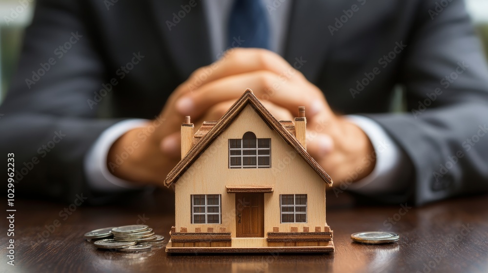Divorce Property Settlement Agreement Concept Generative AI Divorce Property Settlement Agreement Concept Generative AI