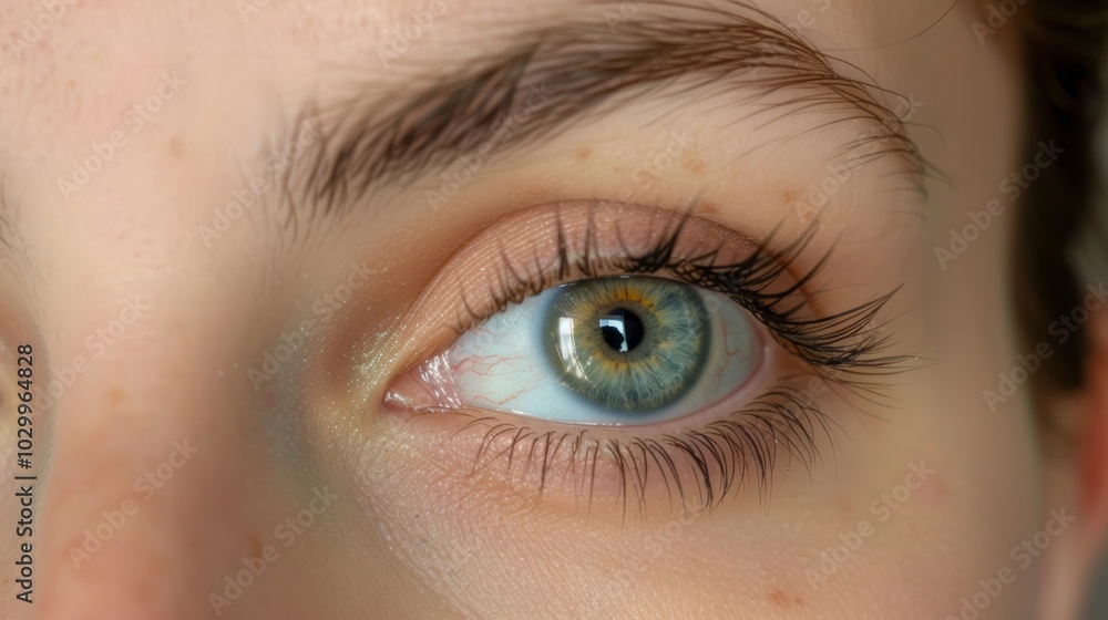 Obraz premium Augmented Reality Eye Correction Concept Generative AI