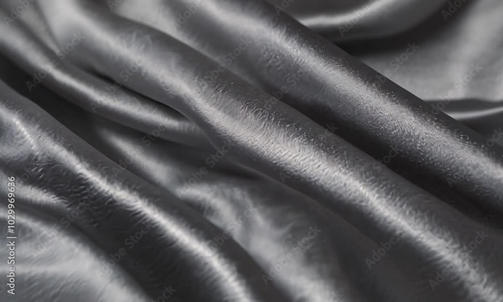 White-gray satin fabric with soft and smooth texture White-gray satin fabric with soft and smooth texture