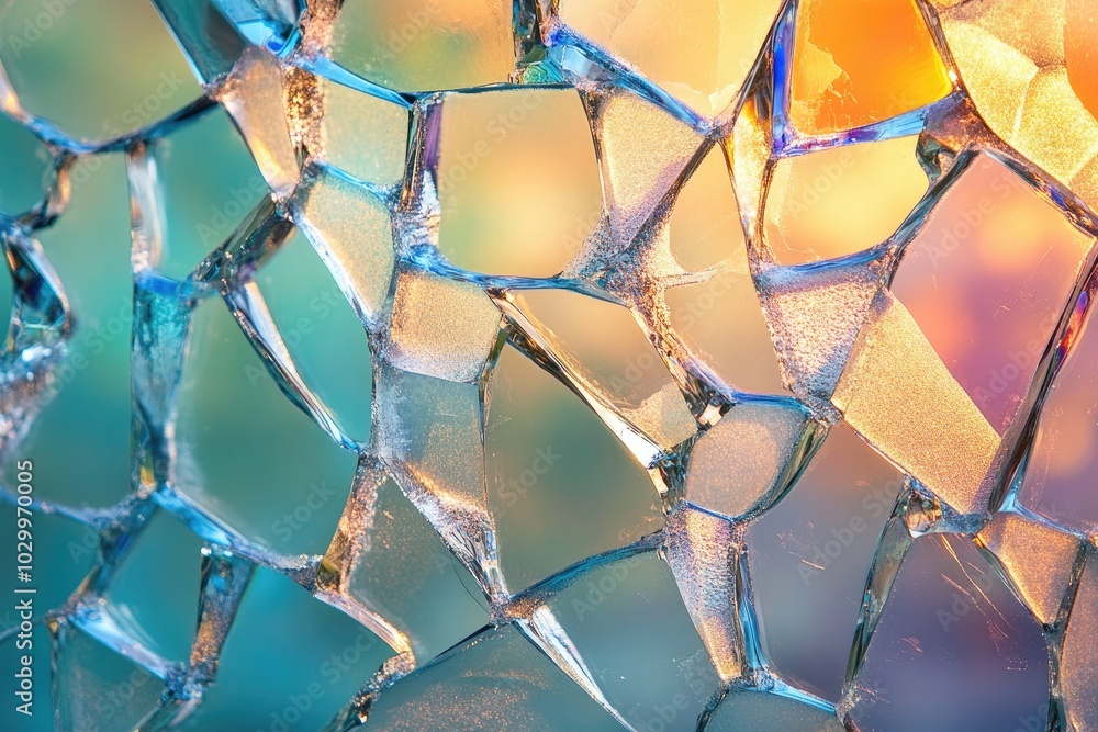 Abstract photo of shattered glass. It can be used for concepts of fragility, brokenness, or resilience. Abstract photo of shattered glass. It can be used for concepts of fragility, brokenness, or resilience.