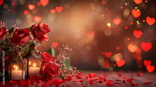 Happy Valentines Day template background
