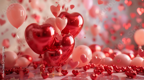 Happy Valentines Day template background
