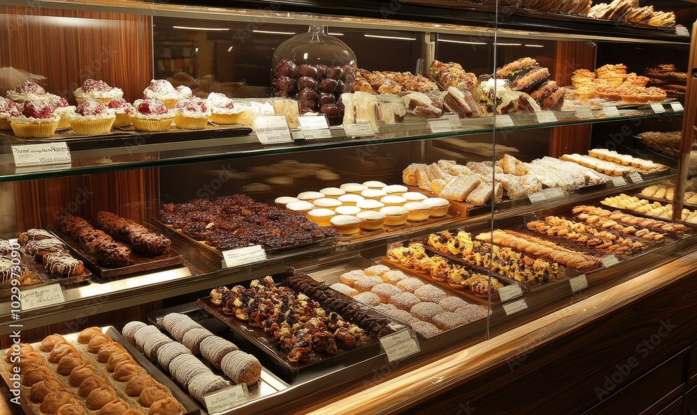 sweets and pastries display sweets and pastries display