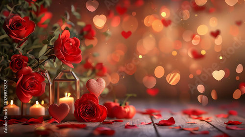 Happy Valentines Day template background
