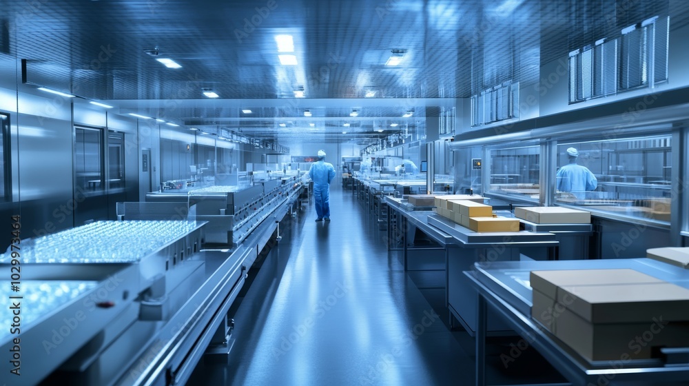 Inside a Modern Frozen Food Production Facility Generative AI Inside a Modern Frozen Food Production Facility Generative AI
