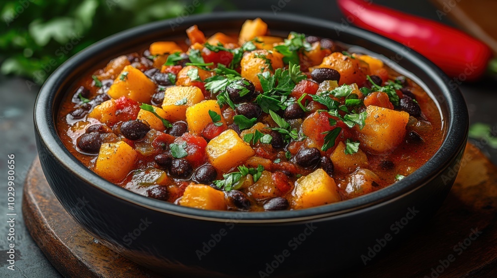 Hearty Black Bean and Butternut Squash Stew: A Nutritious and Flavorful Vegan Recipe Hearty Black Bean and Butternut Squash Stew: A Nutritious and Flavorful Vegan Recipe
