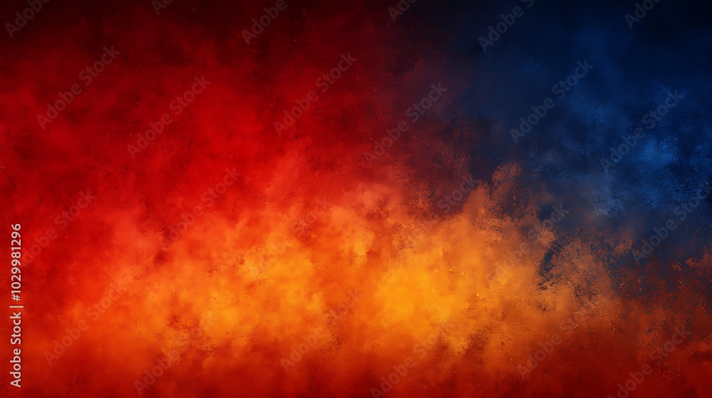 Fototapeta premium Abstract red and blue grunge background for design Light Gradient Background with Room for Typography