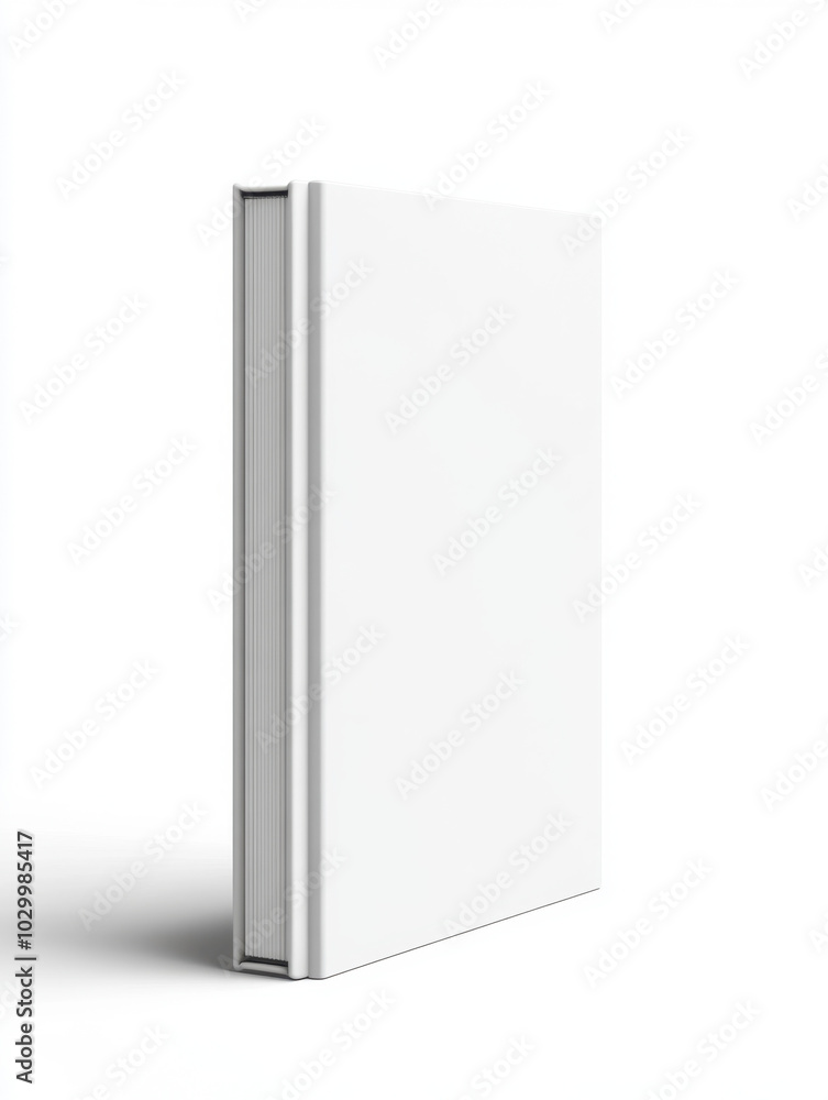 Standing blank book
Standing blank book