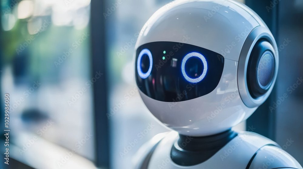 A virtual assistant uses voice recognition to understand your commands. It's powered by artificial intelligence, like a helpful robot. The image shows a friendly chatbot with a simple, modern design. A virtual assistant uses voice recognition to understand your commands. It's powered by artificial intelligence, like a helpful robot. The image shows a friendly chatbot with a simple, modern design.