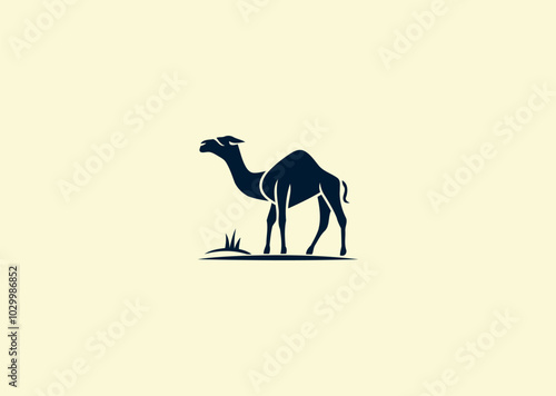 Vector illustration of Camel Logo Design