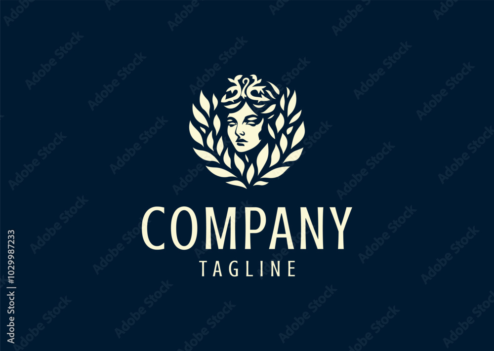 Vector illustration of Goddess Logo Design Vector illustration of Goddess Logo Design