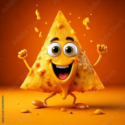 Cute Cartoon Tortilla Chip ...