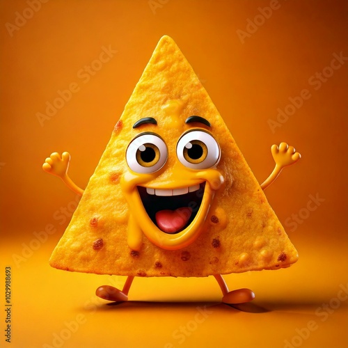 Cute Cartoon Tortilla Chip ...
