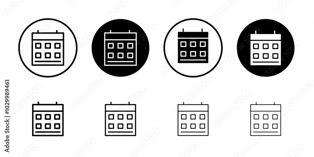 Calender icon Outline vector for web ui Calender icon Outline vector for web ui