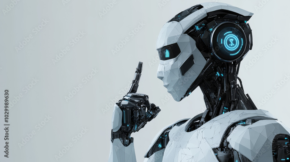 This technology uses voice recognition to power virtual assistants. It's like having an AI robot helper on your phone, thanks to a chatbot powered by artificial intelligence.low poly wireframe. This technology uses voice recognition to power virtual assistants. It's like having an AI robot helper on your phone, thanks to a chatbot powered by artificial intelligence.low poly wireframe.