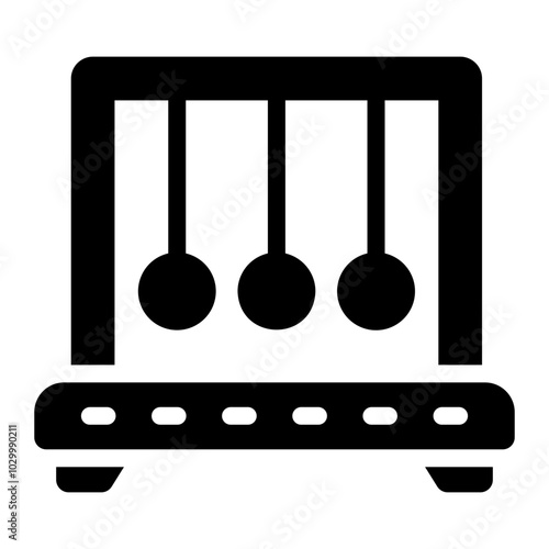 newton cradle Solid icon