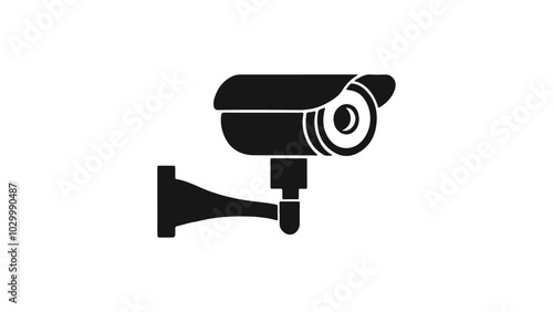 simple shape of a security camera