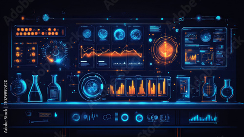 Background Depicting A Futu...