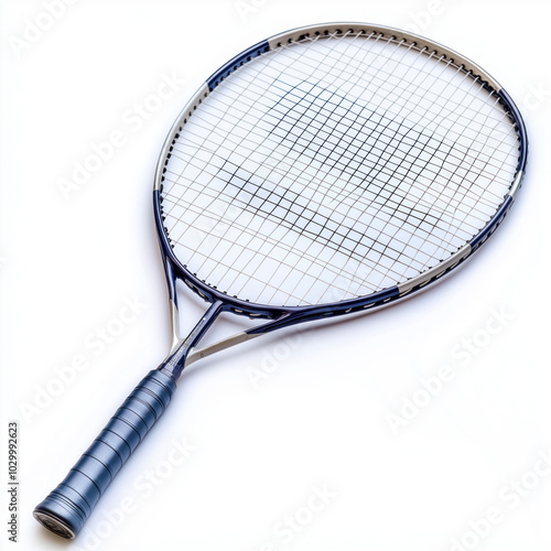 Badminton Racket Isolated