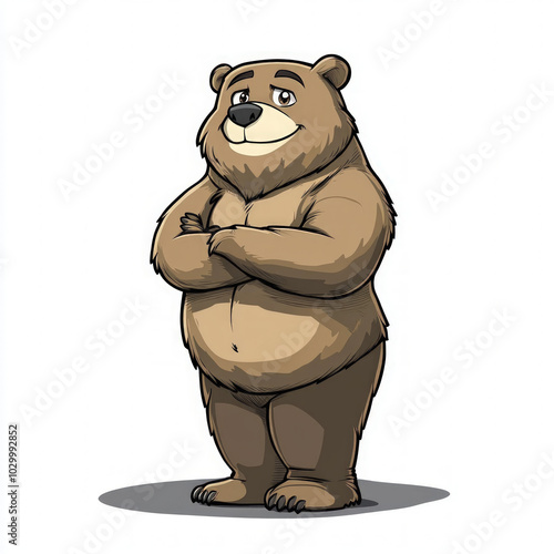 Bear Standing Isolated