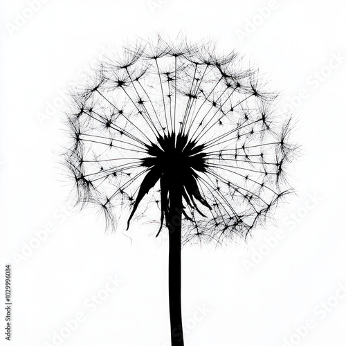 Dandelion Seed Isolated