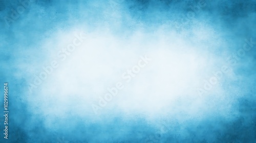 Abstract Blue and White Background with Gradient Effect Simple Neutral Background with Free Space for Design