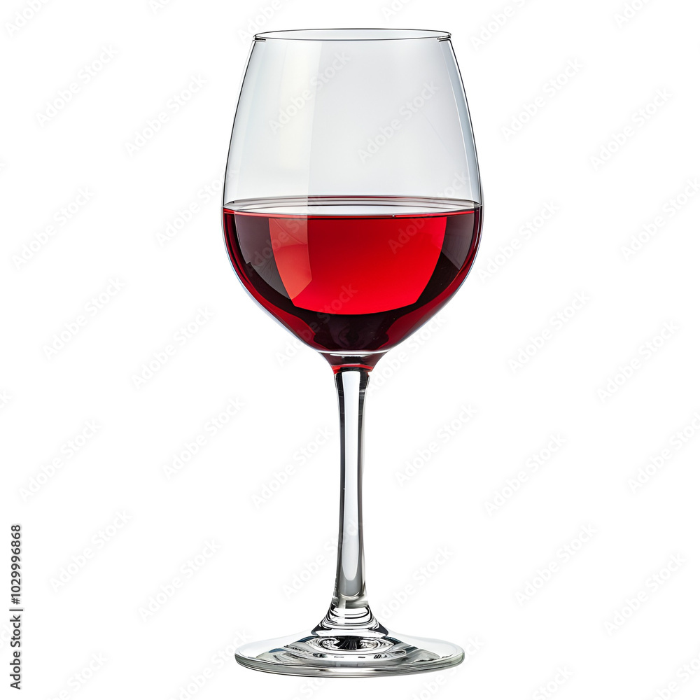 Glass of Red Wine on Black Background Glass of Red Wine on Black Background
