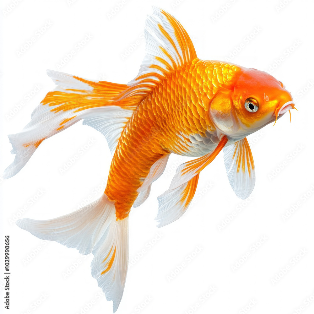 Fototapeta premium Koi Isolated