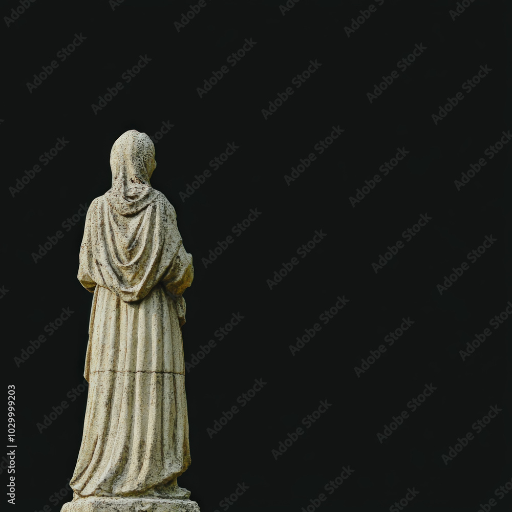 Marble Statue Isolated Marble Statue Isolated
