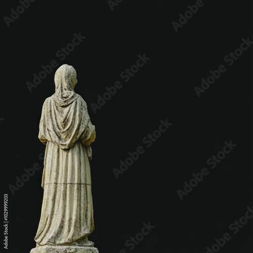 Marble Statue Isolated