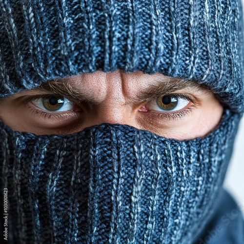 Robber Mask Isolated